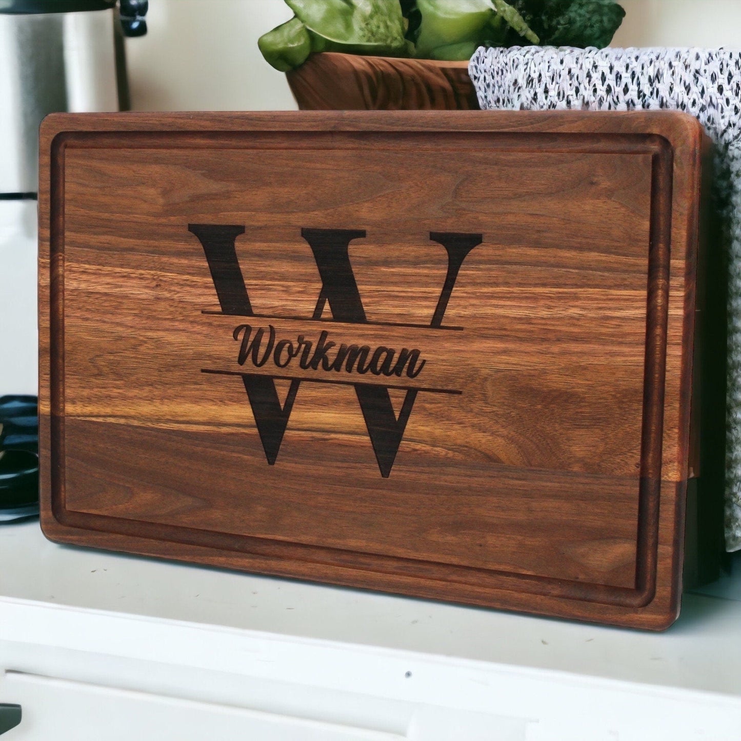 Personalized Cutting Board, Custom Engraved Charcuterie Board, Fatherโs Day Gift, Wedding Gift, Made in The USA
