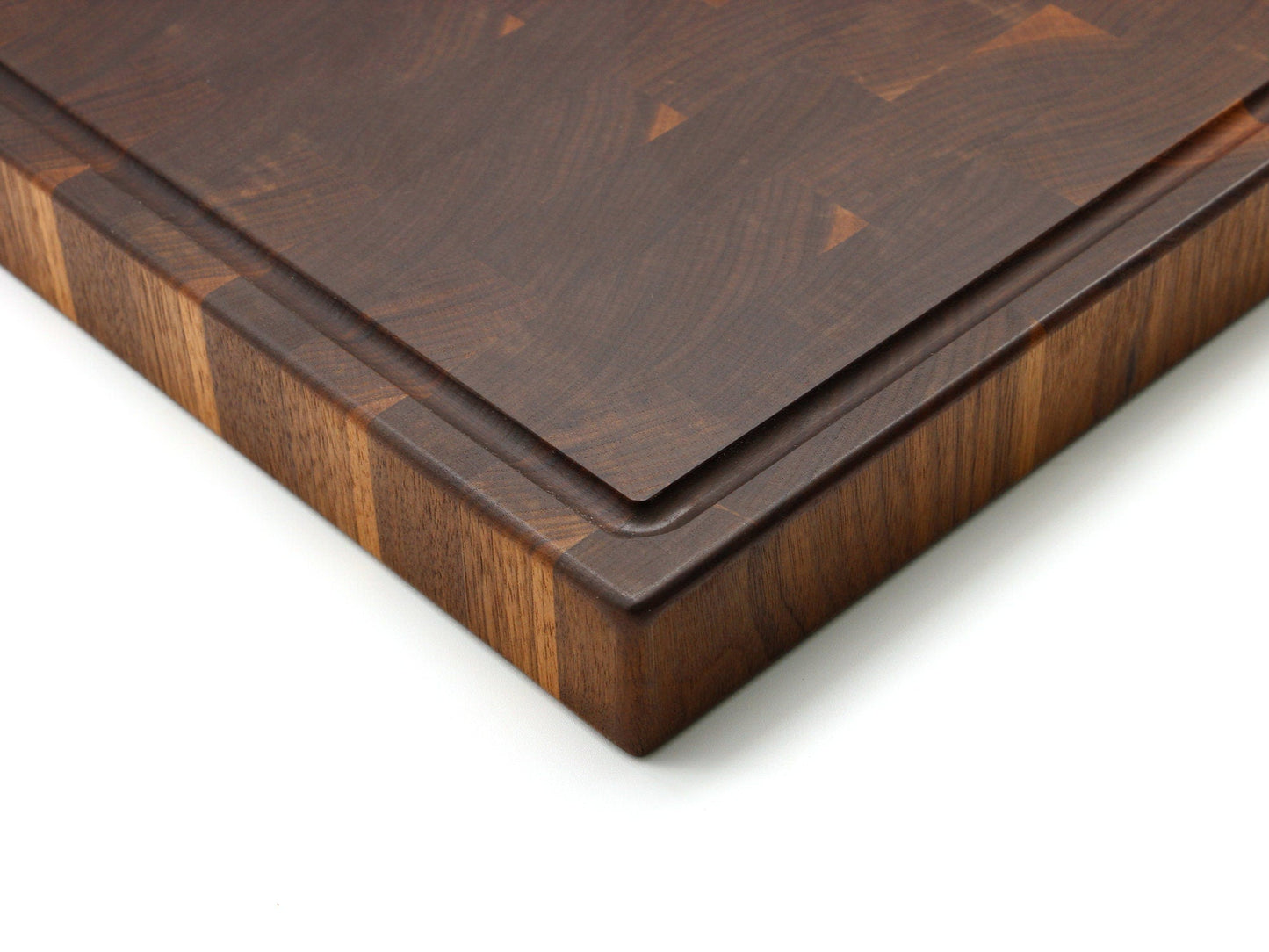 Handmade End Grain Walnut Cutting Board - Customizable