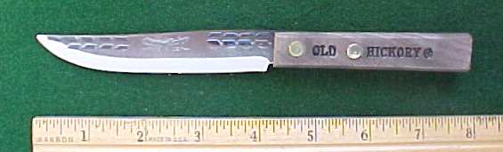 Old Hickory 7504 4" Paring Knife – Carbon Steel, Hardwood Handle, USA Made