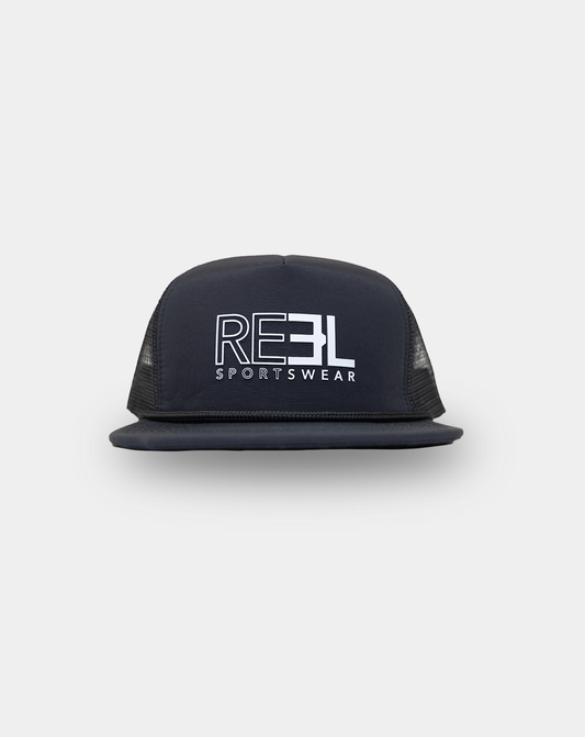 Reel Sportswear Outcast X Black Trucker Hat