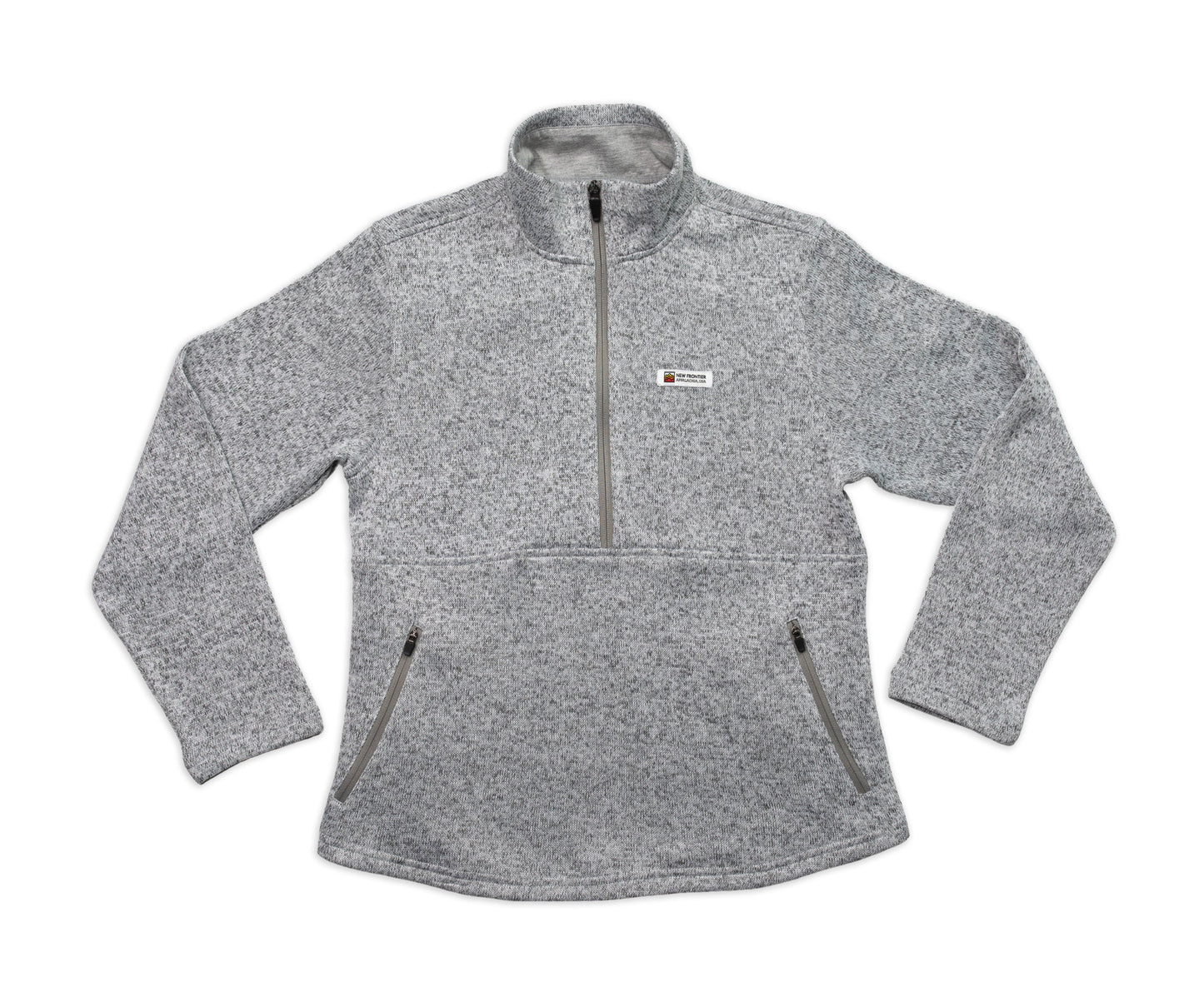 Women's Premium 1/4 Zip Pullover - Ash Grey