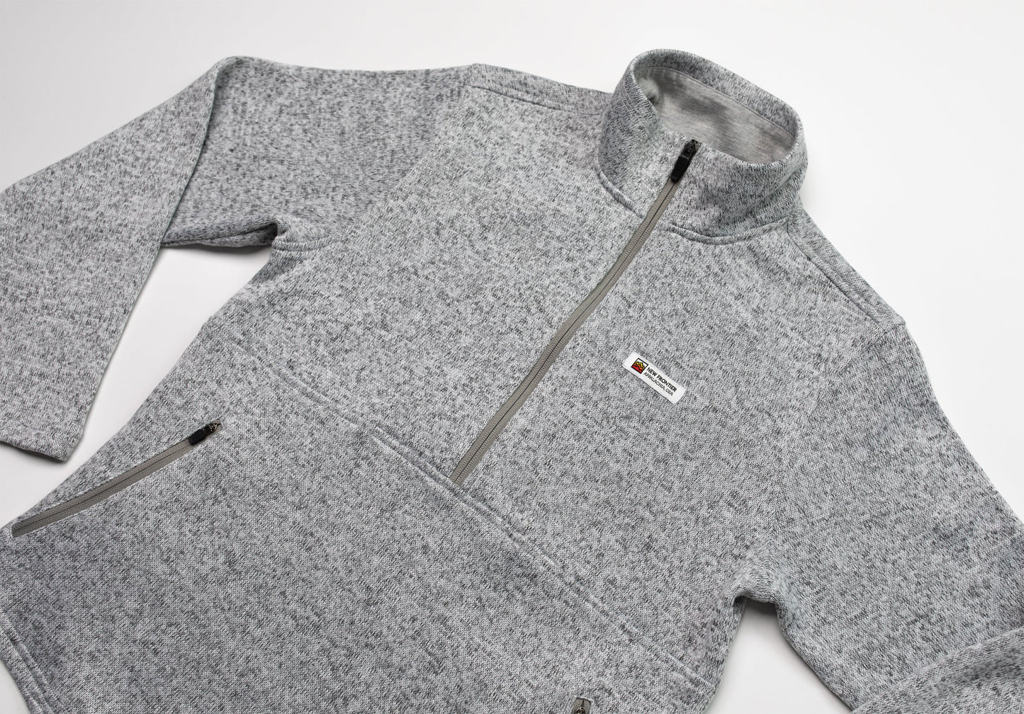 Women's Premium 1/4 Zip Pullover - Ash Grey