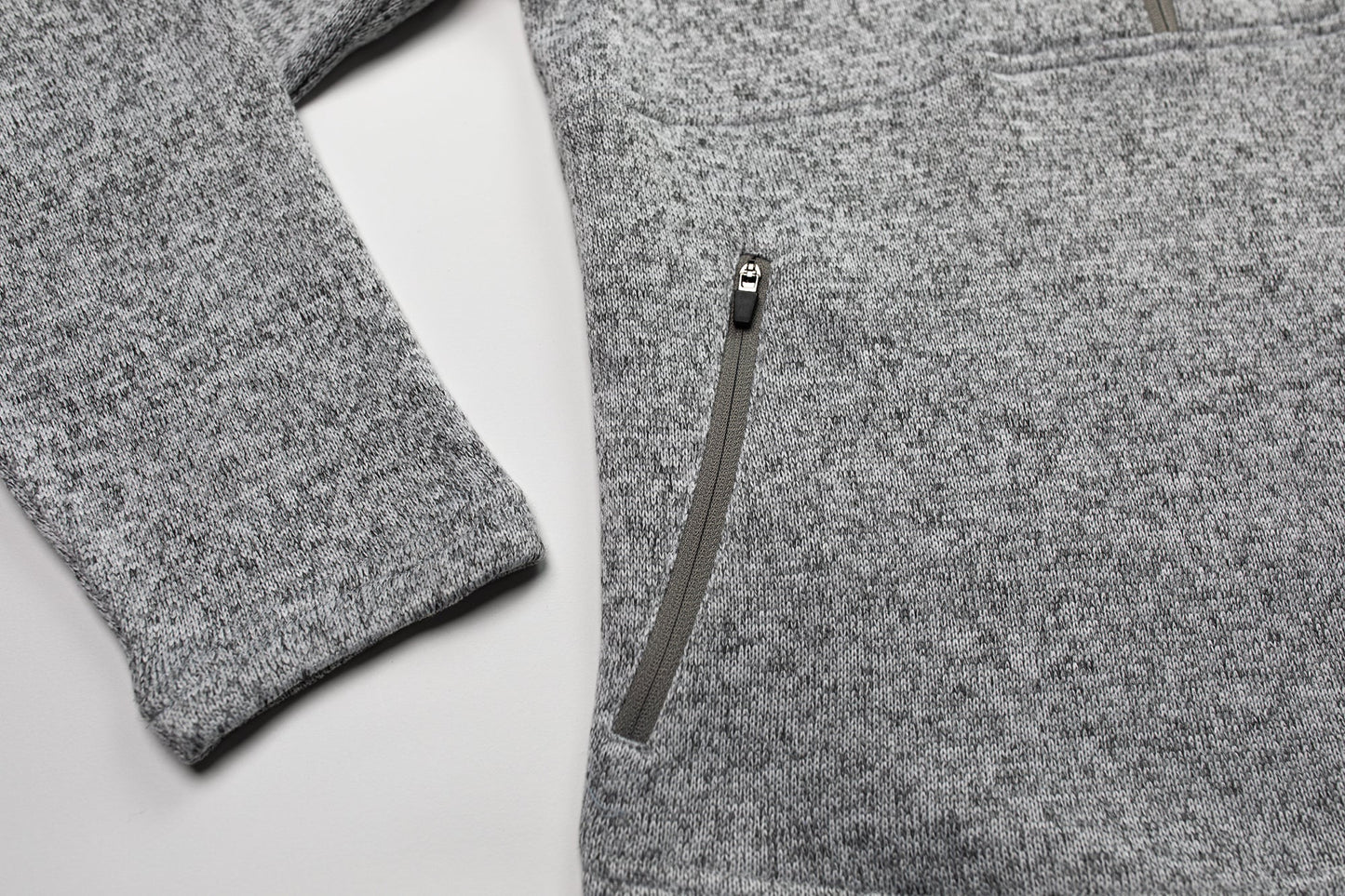 Women's Premium 1/4 Zip Pullover - Ash Grey