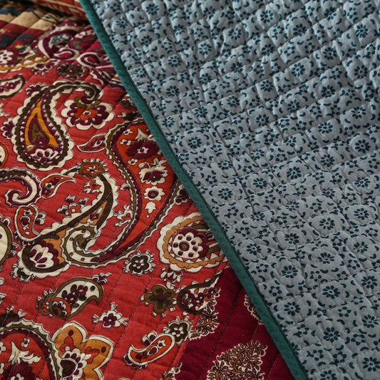 Grandma's Patchwork Cotton Bedspread Set