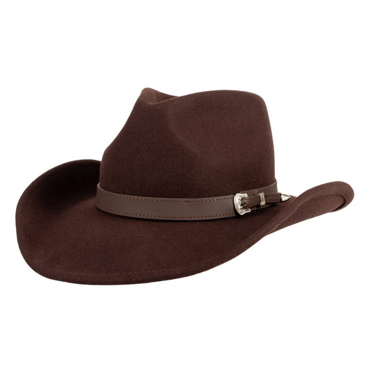 Ranger Chocolate Felt Cowboy Hat - Bumpkin Ranchwear
