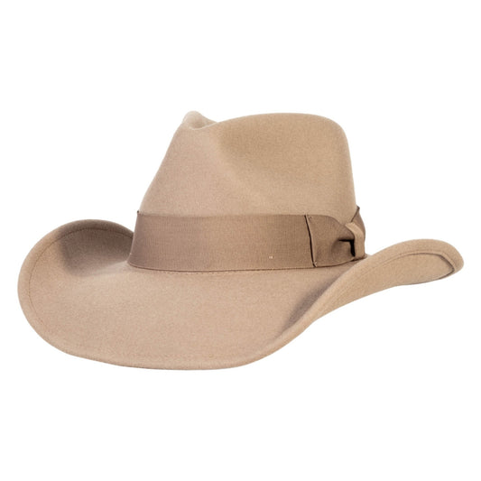 Sage Light Tan Felt Cowboy Hat - Bumpkin Ranchwear