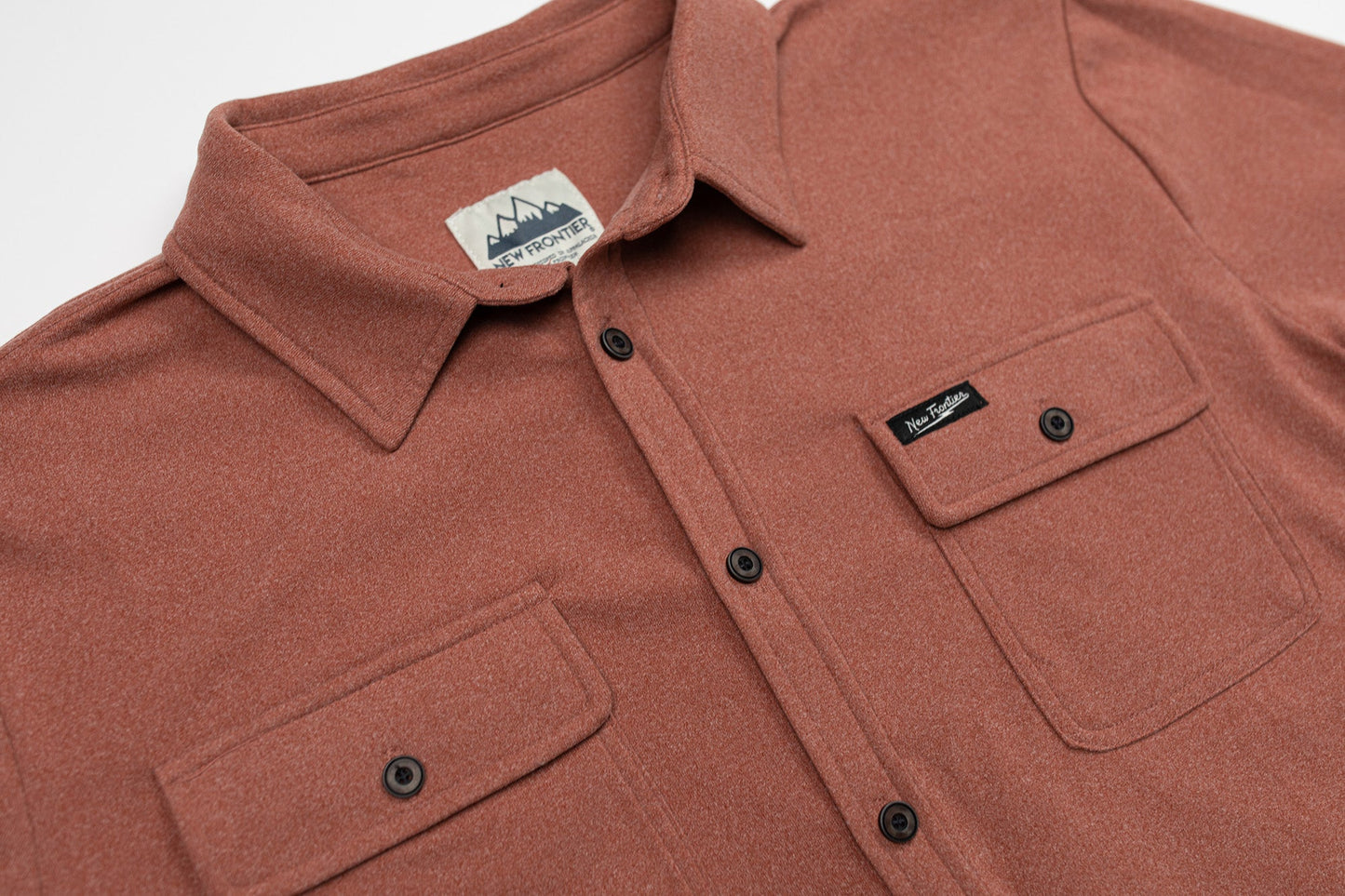 Men's Flex Flannel - Rust Brown