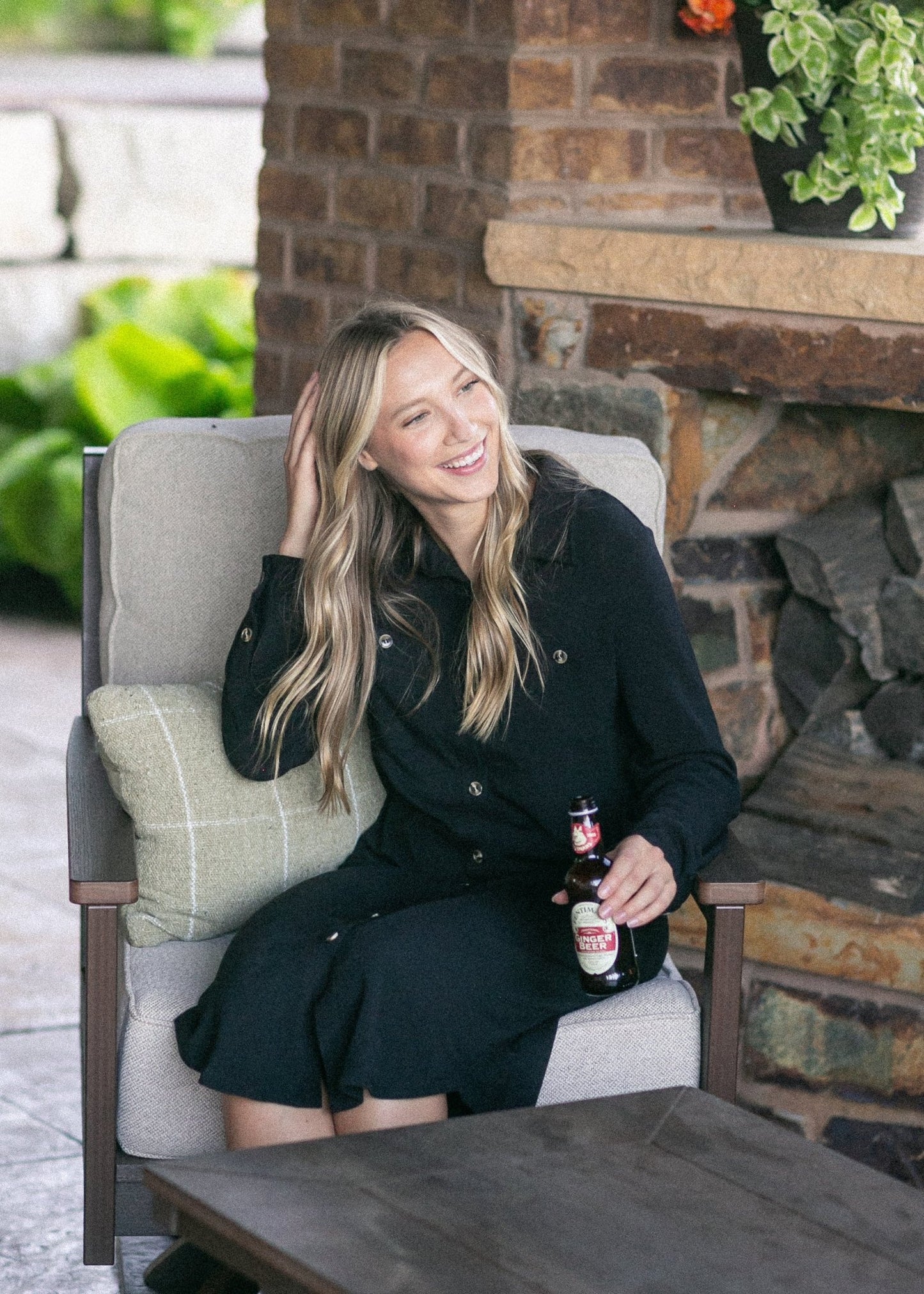 Teagan Black Ultra Soft Shirt Dress - Bumpkin Ranchwear