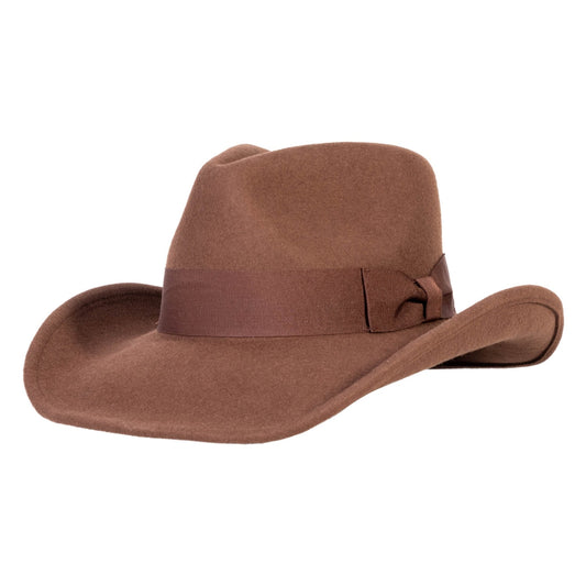 Timber Chestnut Felt Cowboy Hat - Bumpkin Ranchwear