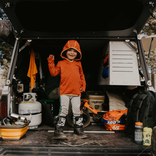 Toddler Grid Fleece Hoodie