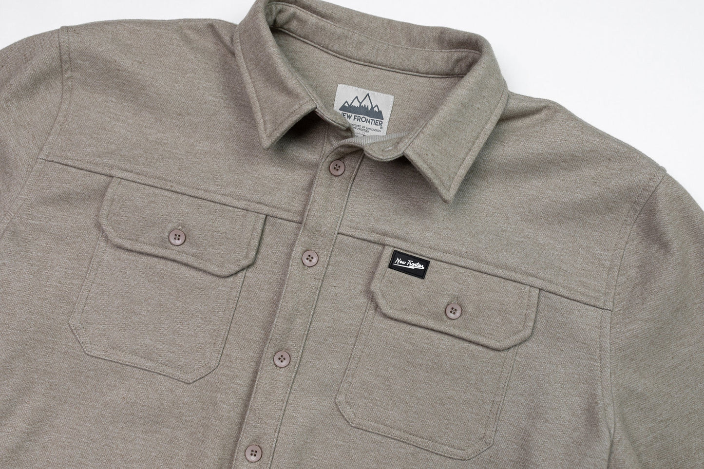 Outdoor Mid Weight Work-Shirt - Sawdust Grey XS-Medium In Stock