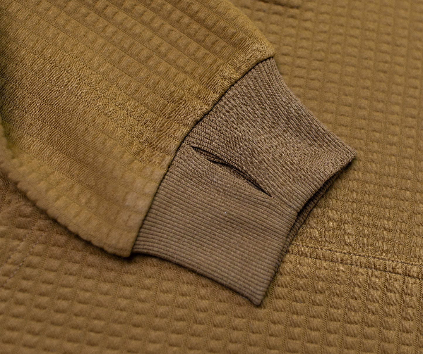 Men's Waffle Tech Hoodie - Yellowstone