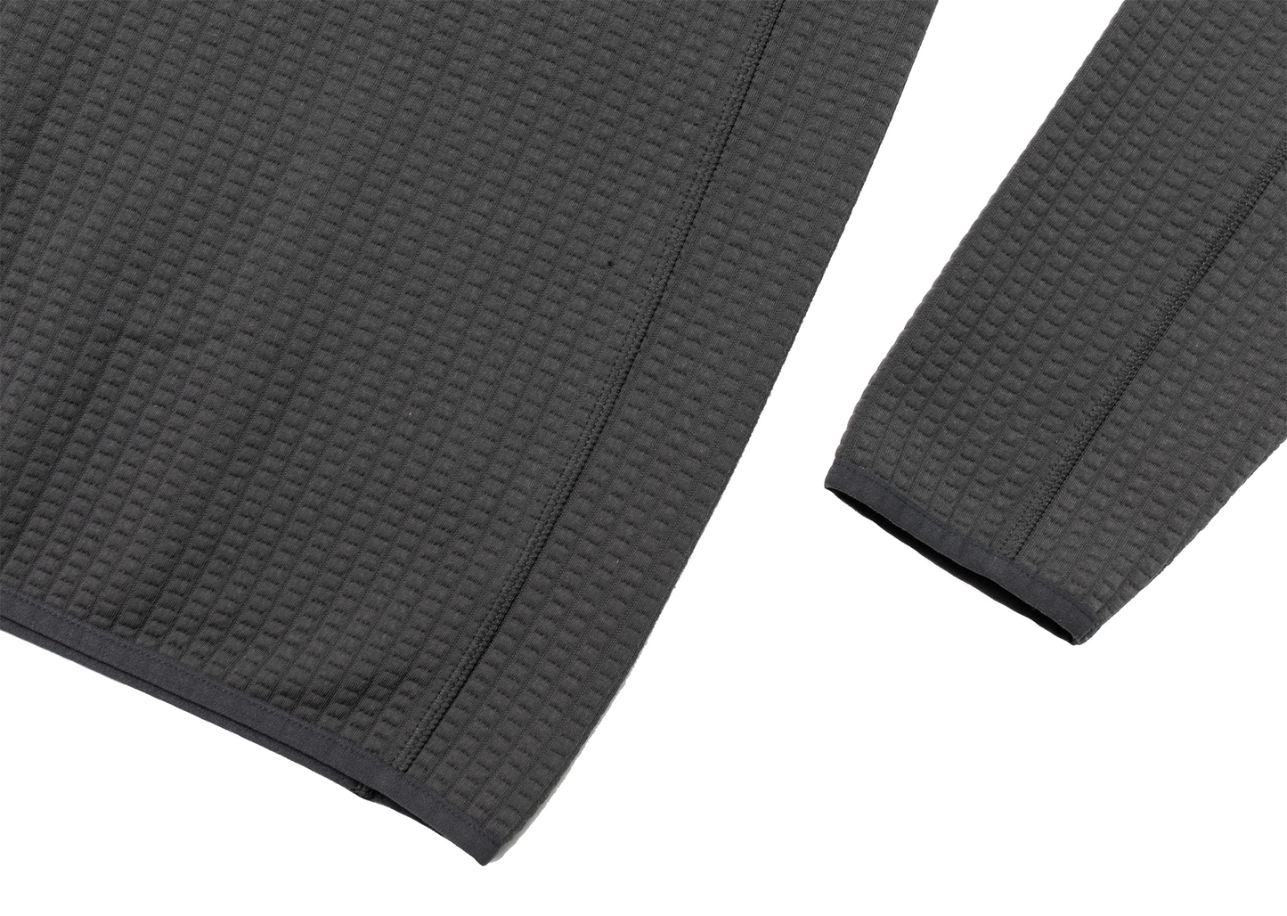 Men's Waffle 1/4 Zip Pullover - Carbon Grey