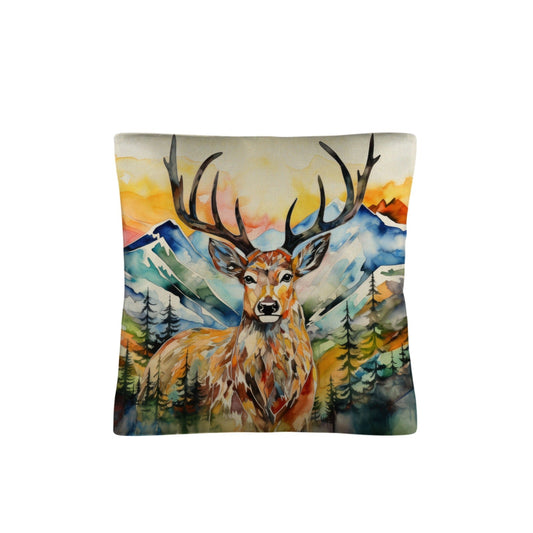 Watercolor Buck Pillow Case - Bumpkin Ranchwear