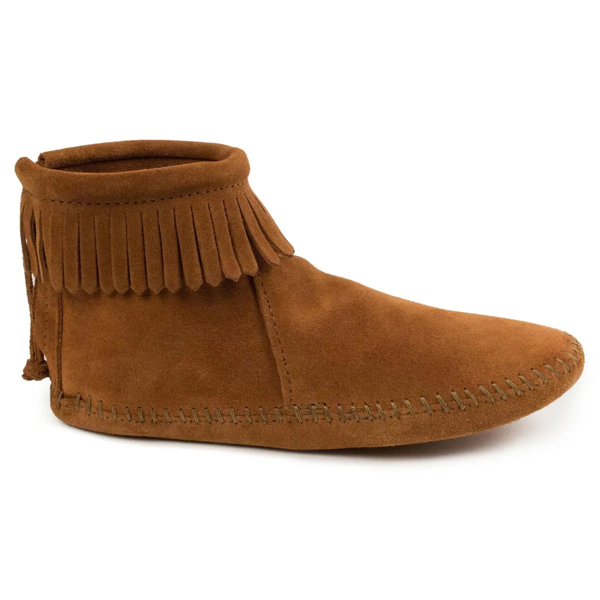 Minnetonka Back Zipper Hardsole Boot - Womens Boots - 2 Color Options