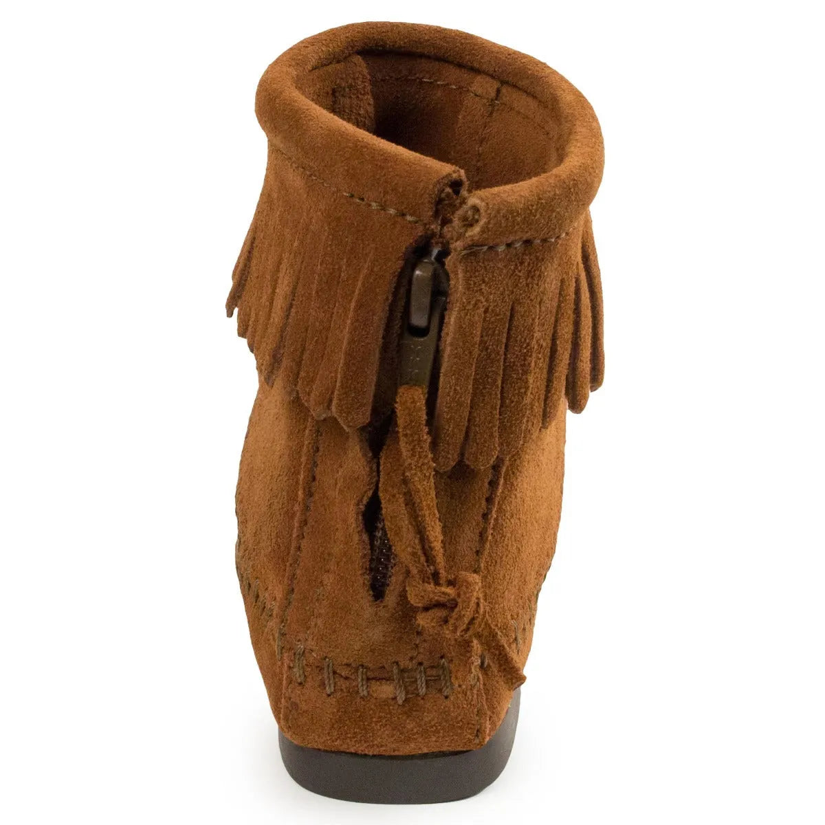 Minnetonka Back Zipper Hardsole Boot - Womens Boots - 2 Color Options