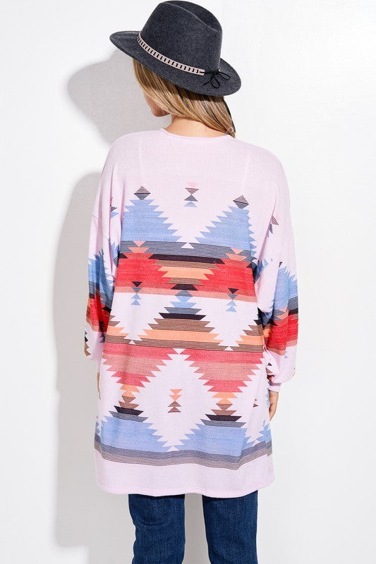Southwestern Long Cardigan