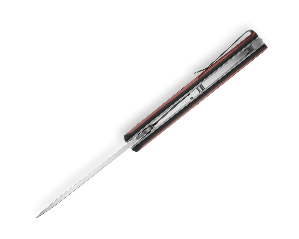 Buck 346 Vantage Avid Linerlock Folding Knife – 420HC, Rosewood DymaLux