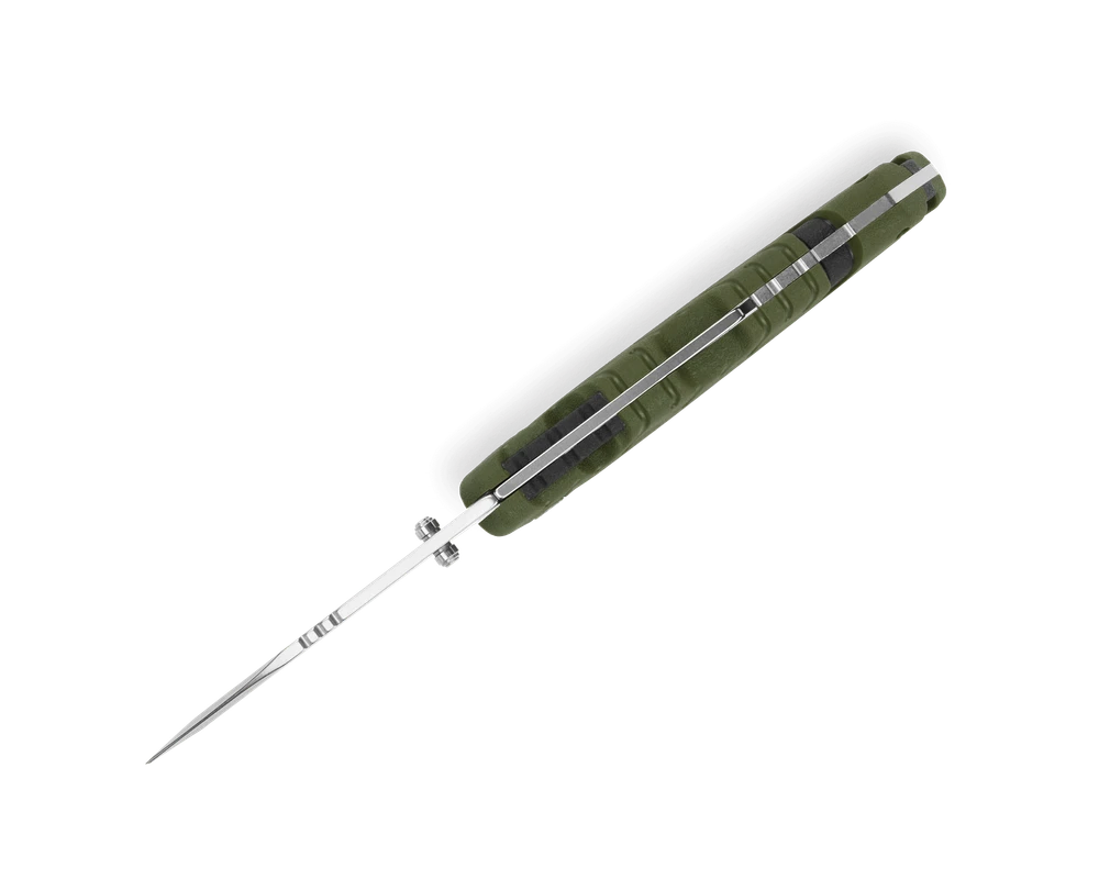 Buck 659 Large Pursuit Lockback Folding Knife – 420HC, Green Versaflex