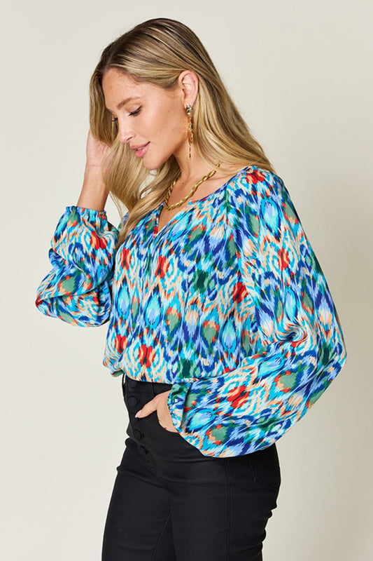 Western Loose Silhouette Blouse