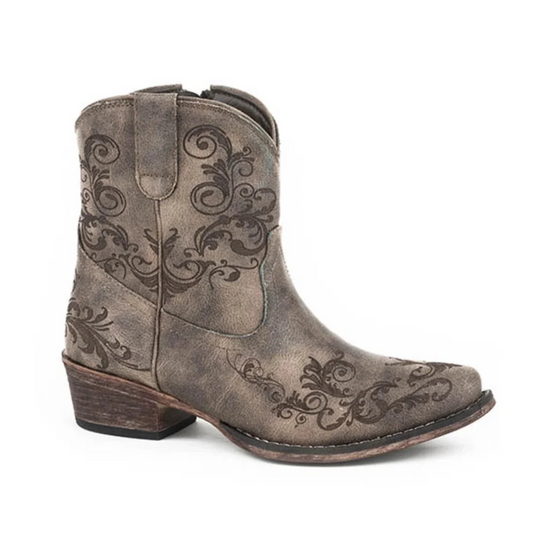 Roper Short Stuff (Brown) - Women's Cowgirl Boot