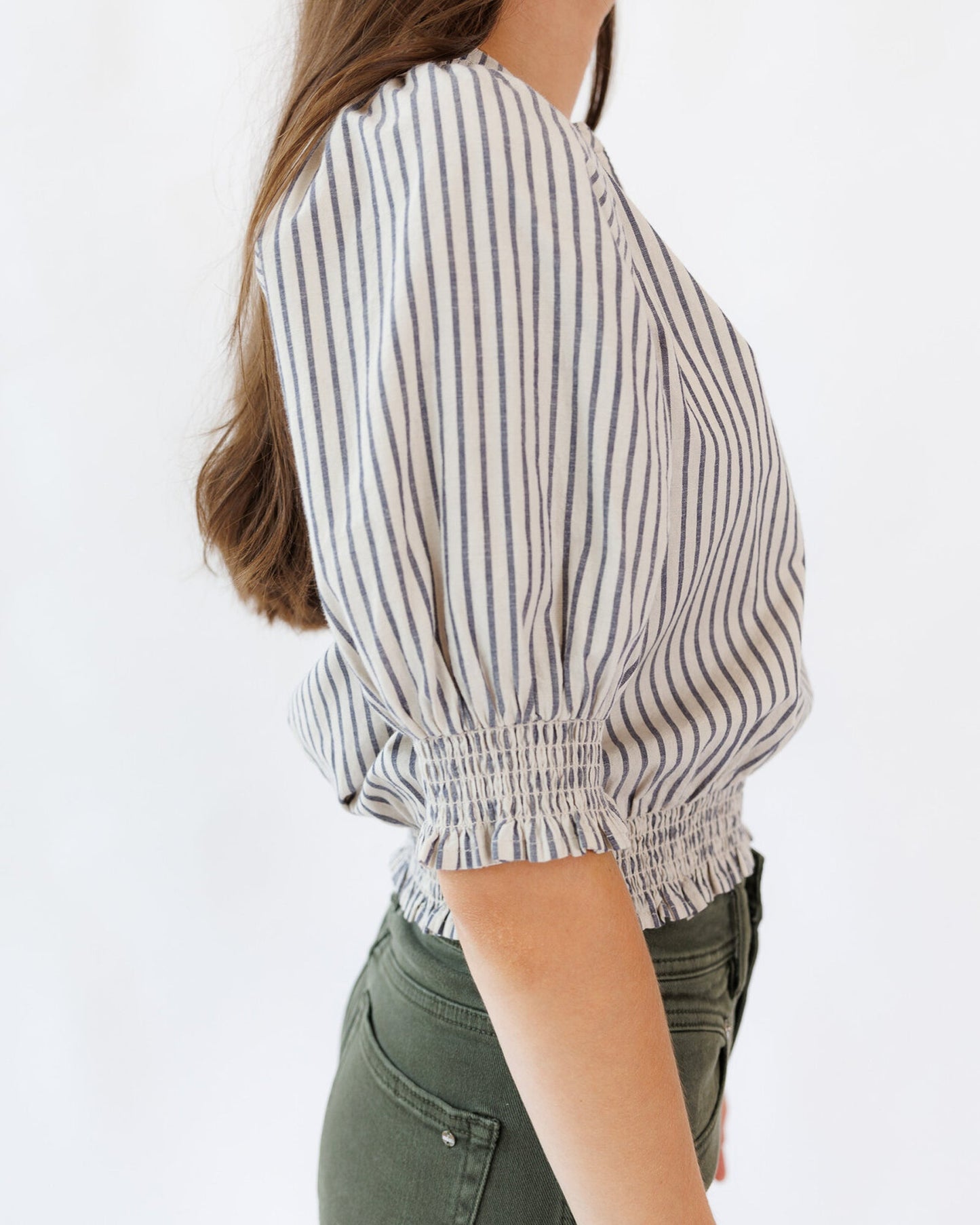Penelope Cotton Striped Top