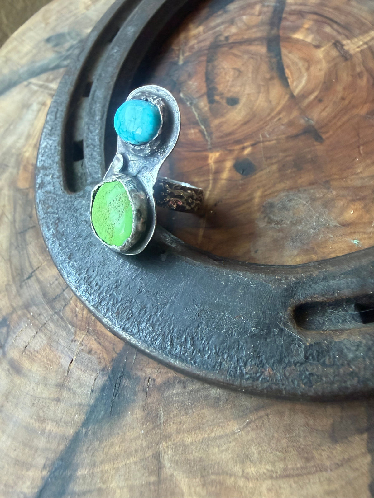 Dorothy Series | American Turquoise & Gaspeite Ring