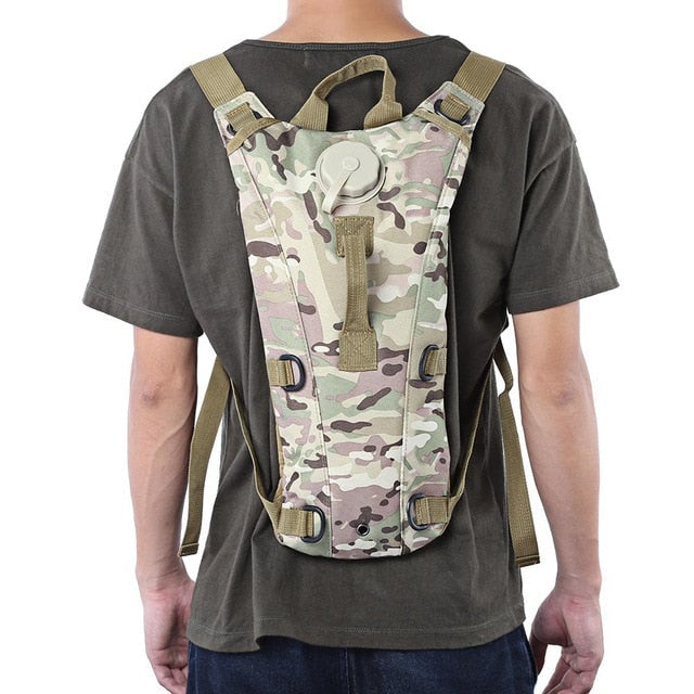 3L Hydration Backpack with Water Bladder – MOLLE Outdoor Pack