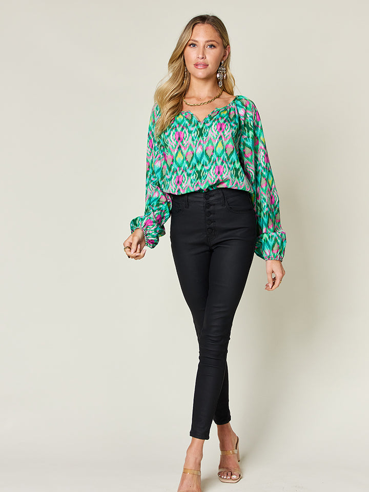 Western Loose Silhouette Blouse
