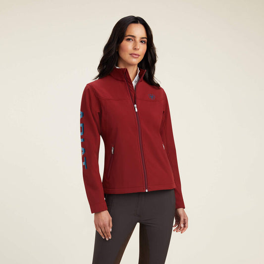 New Team Softshell Jacket- ROUGE RED/CELESTIAL SERAPE