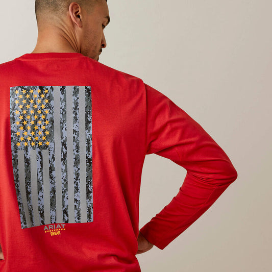 Rebar Workman Reflective Flag Graphic
