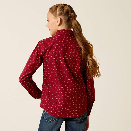 Ariat Kids Red Ranch Shirt