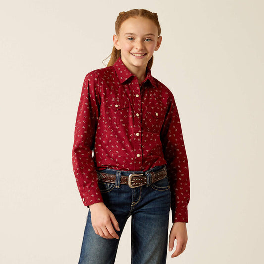 Ariat Kids Red Ranch Shirt