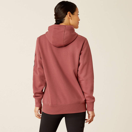 Ariat Rebar Graphic Hoodie - Roan Rouge