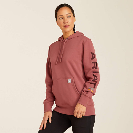 Ariat Rebar Graphic Hoodie - Roan Rouge