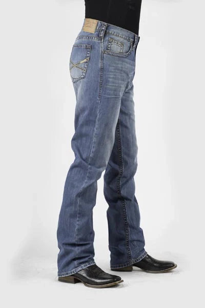 Stetson 1520 Fit Tacking (Light Wash) - Men's Jeans