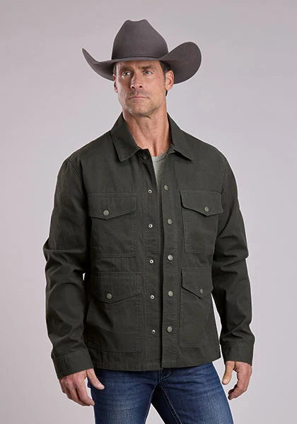 Stetson Waxed Canvas (Green) - Men's Jacket