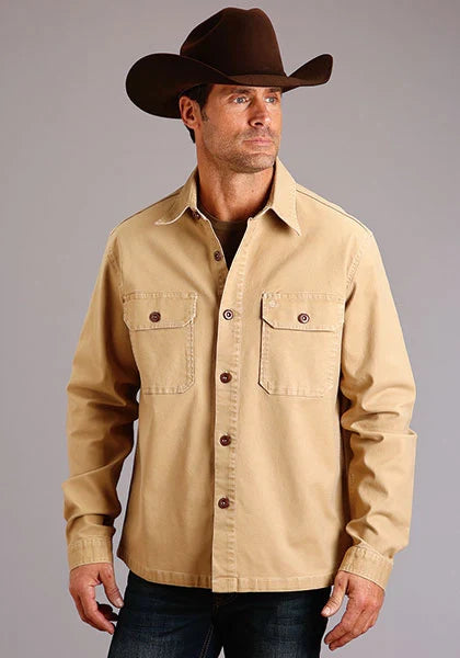 Stetson Stretch Canvas (Tan) - Men's Jacket