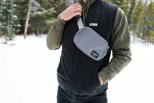 Cross Body Belt Bag - Steel