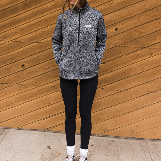 Women's Premium 1/4 Zip Pullover - Pepper Grey