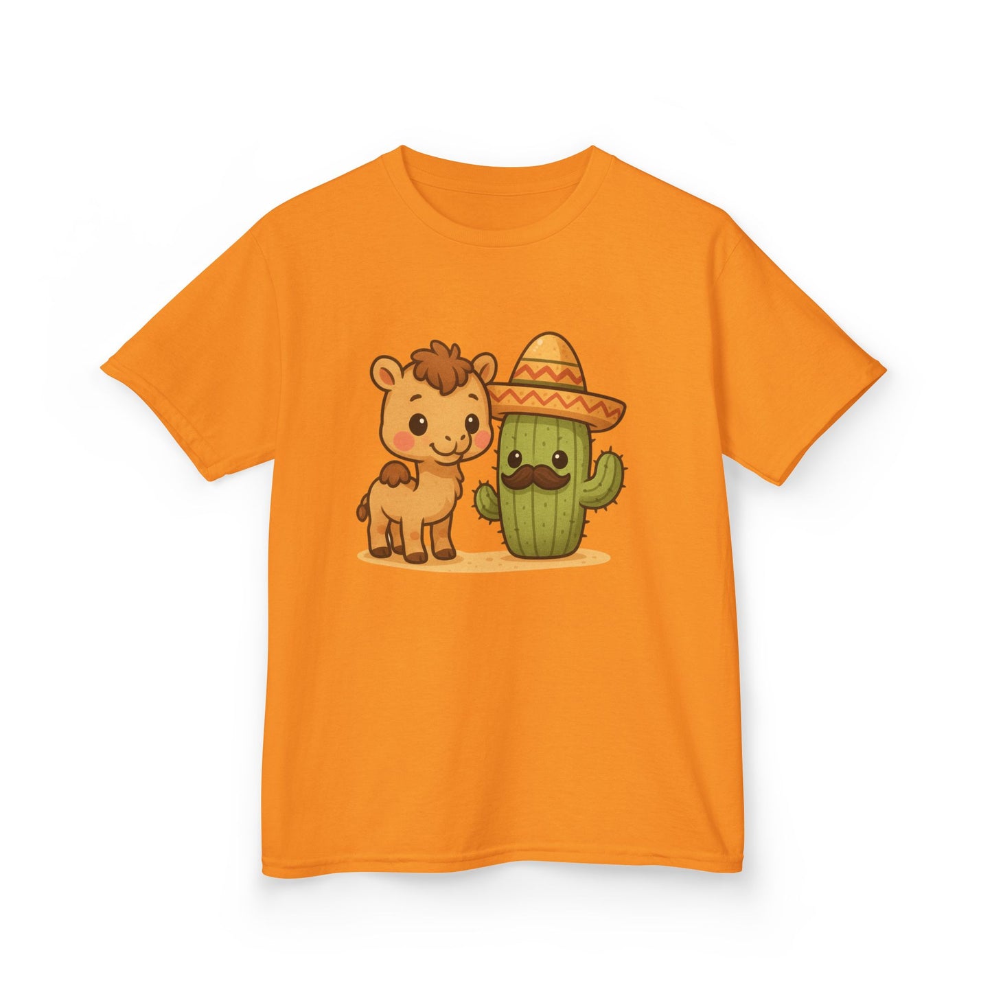 Cactus and Camel Kids Tee, Perfect for Birthdays, Play Dates, Summer, Gifts, Casual Wear, Back to School, Cute Shirt, Graphic