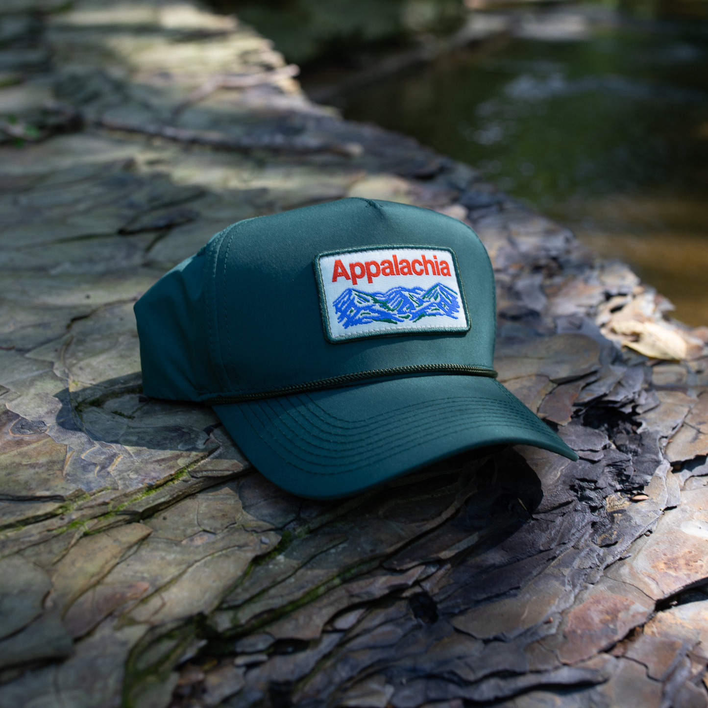 Appalachia Patch Tech Hat - Pine Green