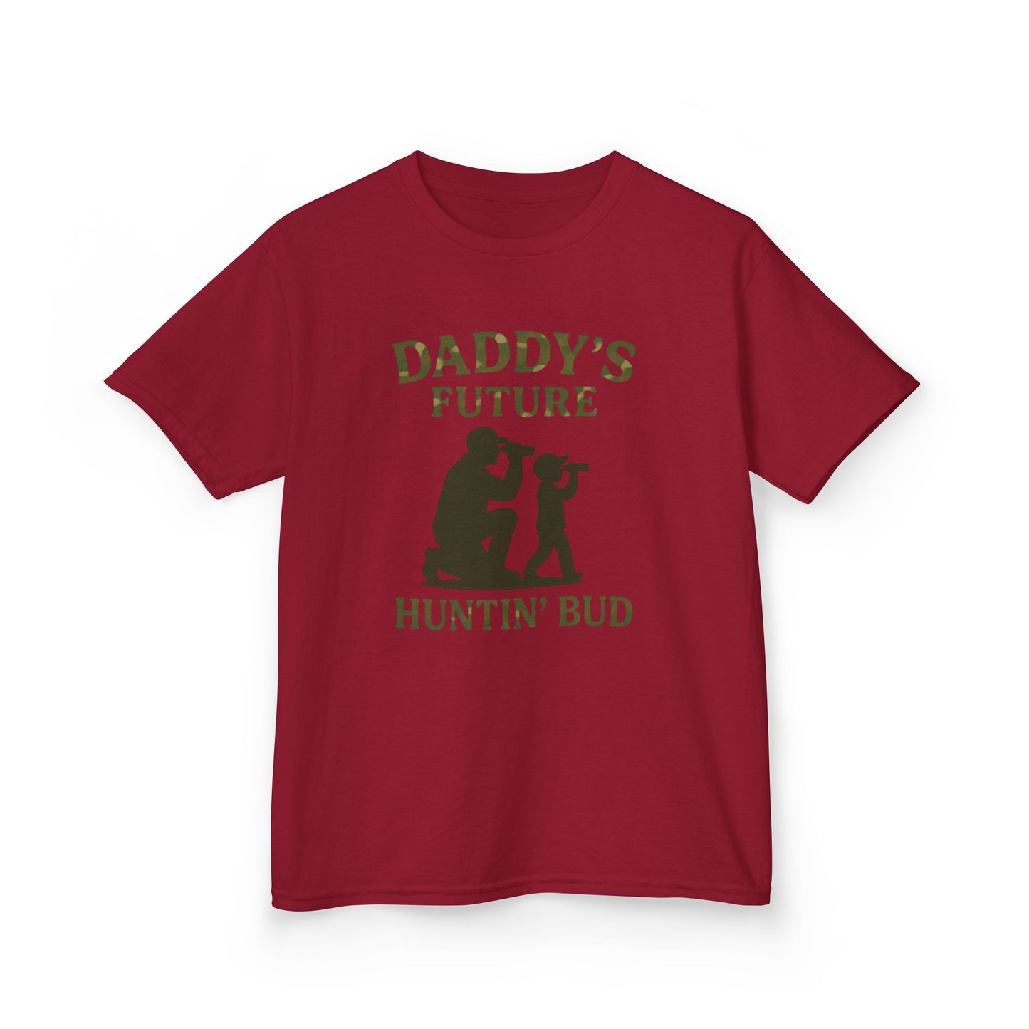 Daddy's Future Huntin' Bud Kids Tee - Perfect Gift for Outdoor Adventures, Father's Day, Birthdays, Kids' Apparel, Nature Lovers