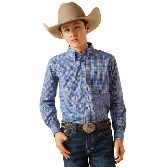 Ariat Boys Pro Series Pitt Classic Fit Western Shirt