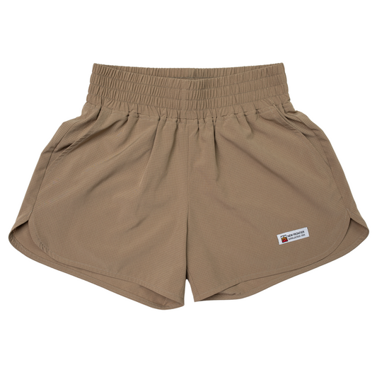 Women's High Rise Short 3.5" (Sandstone)