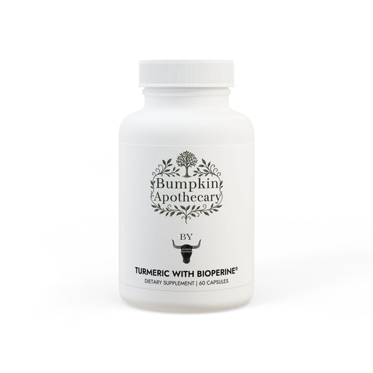 Turmeric with BioPerine® (Black Pepper Fruit Extract) Supplement (60 Capsules)