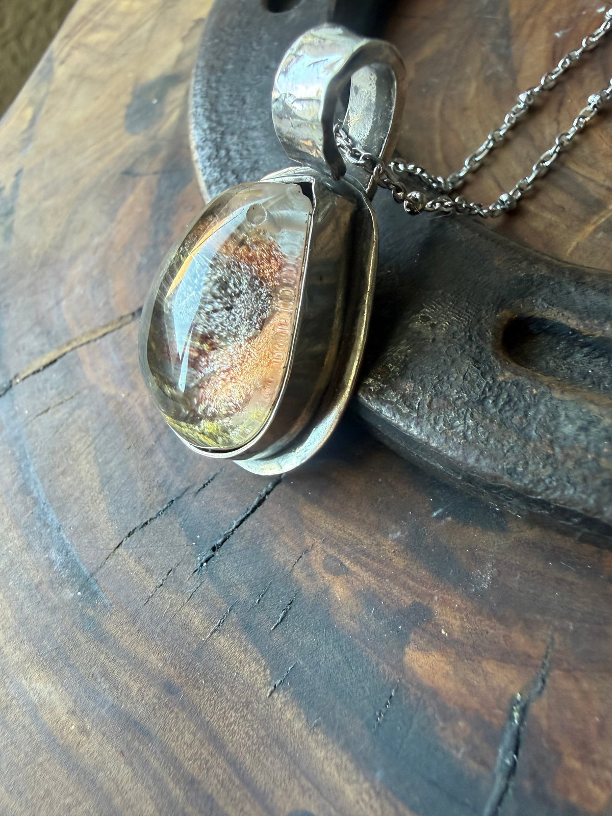 Garden Quartz Pendant by Bootleg Silver Co – view 3