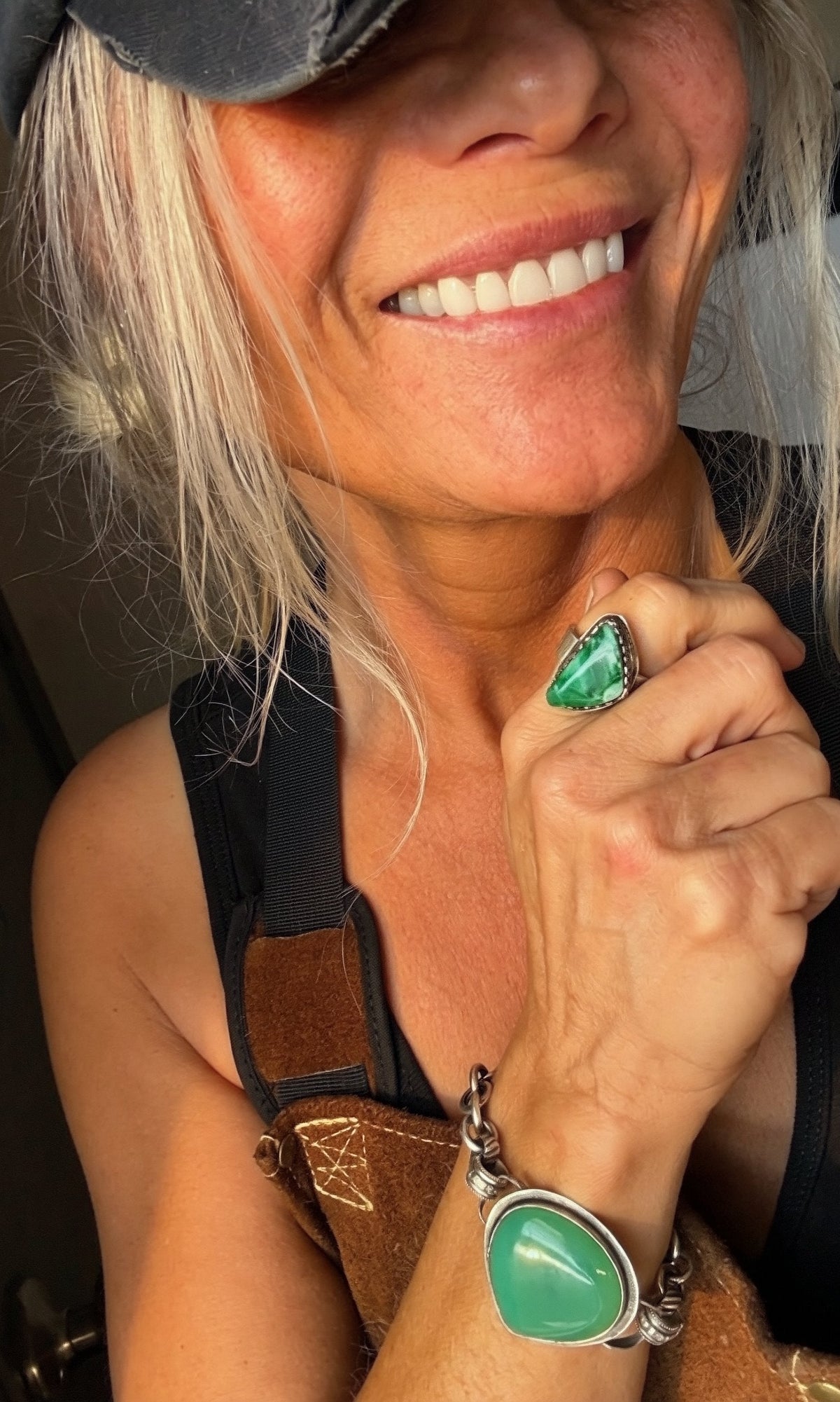 Dorothy Series | Apple Green Burmese Jadeite Ring | Size 8