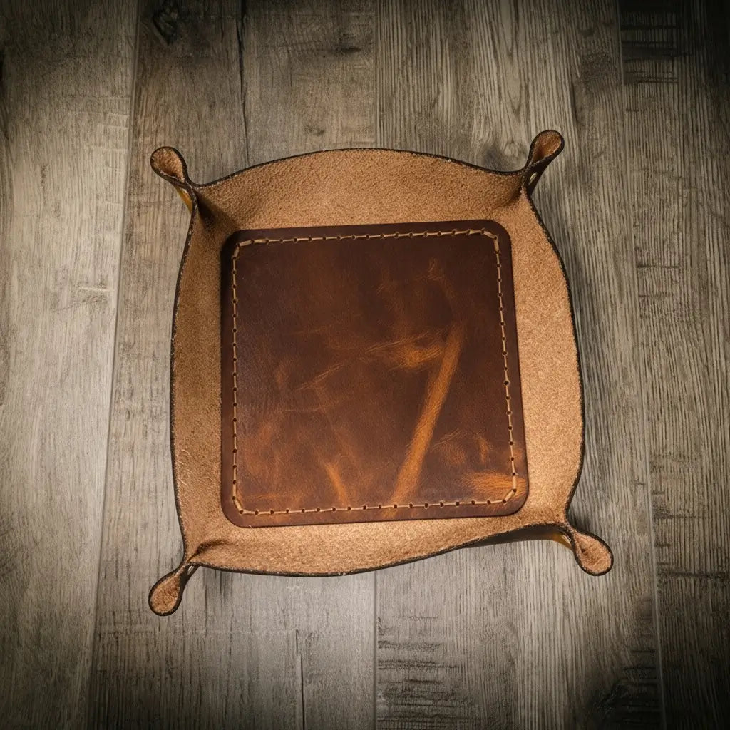 Handmade Full-Grain Leather — Valet Tray