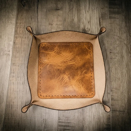 Handmade Full-Grain Leather — Valet Tray